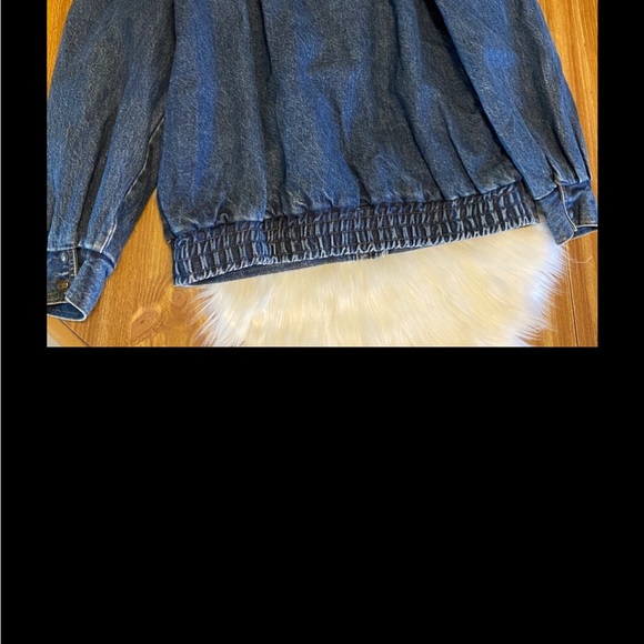 GUC VINTAGE 1986 SERGIO VALENTE DEADSTOCK DENIM JACKET. ELASTIC WASTE. - Picture 5 of 8